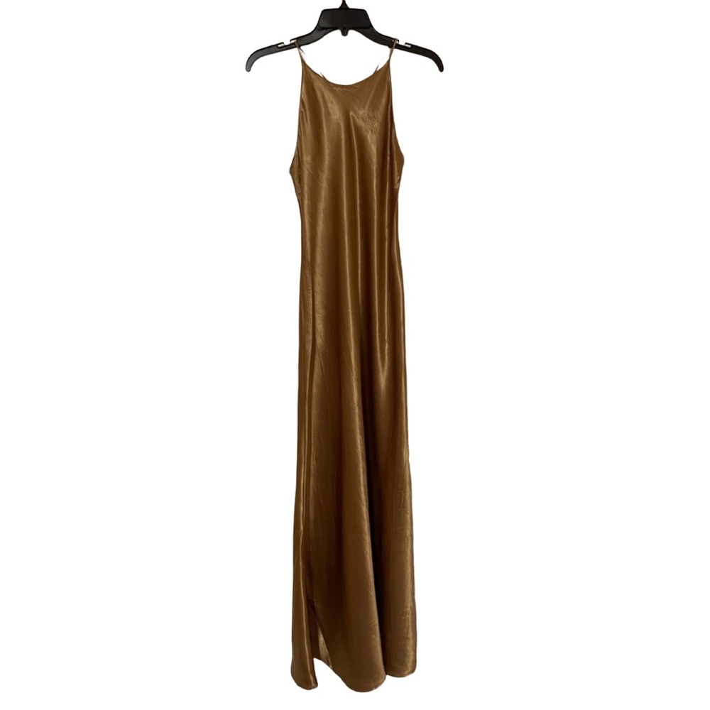 Vintage Long Paige floor length satin dress